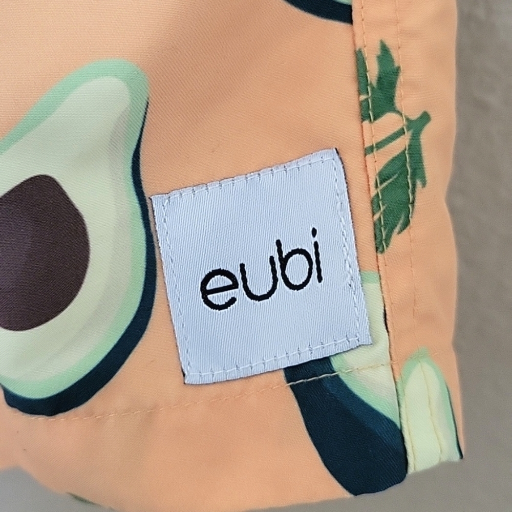 Eubi Mens Avocado Pattern Swim Trunks - Size Medium - Picture 4 of 7